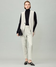 ICB 【洗える】ストレッチスエード ジレ