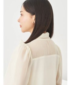 earth music&ecology シアードッキングブラウス