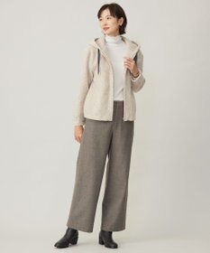 J.PRESS LADIES 【洗える】チェルビック セミワイド パンツ