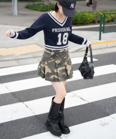 WEGO ナンバリングコンパクトニット