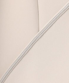 ICB L 【洗える】ミリオーネダンボールニット ペプラムブラウス