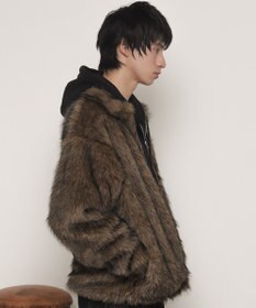 WEGO フェイクファーZIPブルゾン