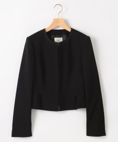 組曲 NOIR 【洗える】ウォッシャブルストレッチバーズアイ　ジャケット＋ワンピース