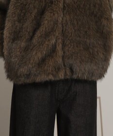 WEGO フェイクファーZIPブルゾン