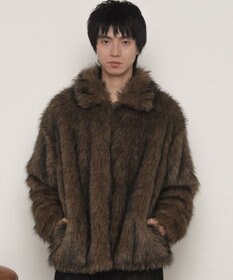 WEGO フェイクファーZIPブルゾン