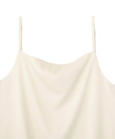 YECCA VECCA ボートネックサテンキャミ