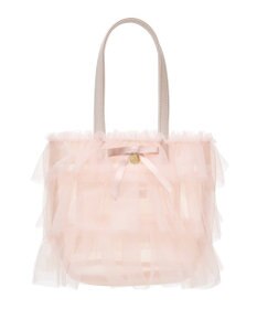 Maison de FLEUR コットンキャンディフリルトートバッグ