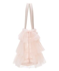 Maison de FLEUR コットンキャンディフリルトートバッグ