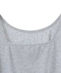 YECCA VECCA 2wayスクエアリブタンクトップ