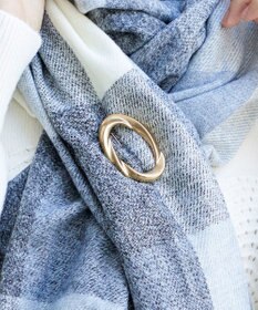 Tiaclasse マットメタルモチーフブローチ