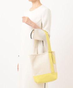 UNBILLION cachecache ワンハンドルバケツ型パーテーショントートバッグ