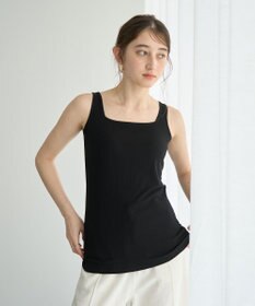 YECCA VECCA 2wayスクエアリブタンクトップ