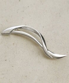 Tiaclasse マットメタルモチーフブローチ