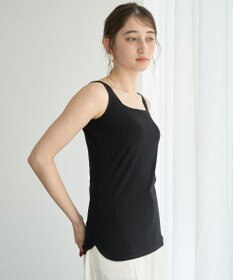 YECCA VECCA 2wayスクエアリブタンクトップ