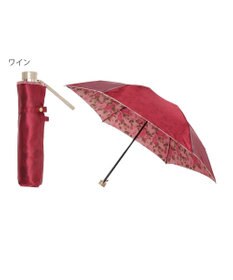 MOONBAT ミラショーン (mila schon) 折りたたみ傘 内側花プリント