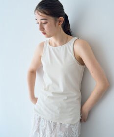 YECCA VECCA 2wayスクエアリブタンクトップ