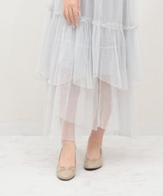 Bridget Birkin 【Bridget Birkin】ラウンドトゥリボンレインフラットパンプス