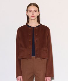 JOSEPH ライトダブルフェイス　ショート丈ジャケット