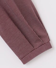 J.PRESS LADIES ストライプジャカード Vネック カットソー