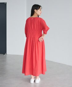 CRAFT STANDARD BOUTIQUE インド製 ハーフスリーブシャーリングワンピース