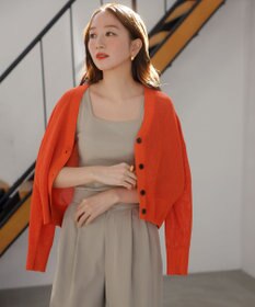 UNFILO メッシュニット カーディガン