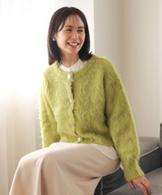 Green Parks 起毛シャギーカーディガン