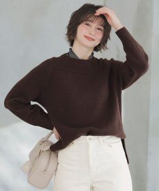 ANY SIS ボートネックAir ニット