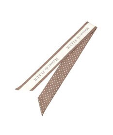 Maison de FLEUR スカーフ付きツイードスクエア２Ｗａｙトート