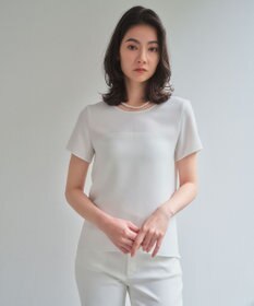 BEIGE， 【人気シリーズ】SHELBY / ハーフスリーブブラウス
