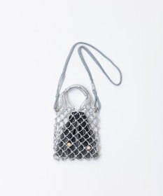 TRICOTE マクラメミニショルダーバッグ【巾着ポーチ付き】