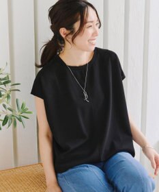 Tiaclasse 【洗える】ドルマンラメスリーブトップス