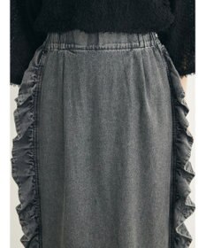 Green Parks ■ＥＳＣＡＲ　デニムサイドラッフルスカート
