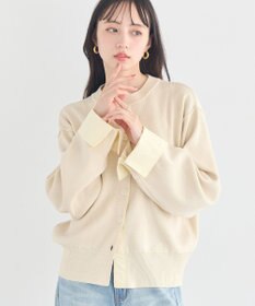 earth music&ecology フェイクレイヤードカーディガン