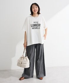 Green Parks サイドレースデニムワイドパンツ
