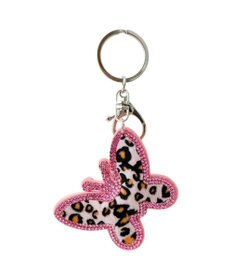 WEGO キラキラレオパバタフライキーホルダー