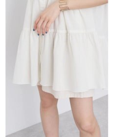 earth music&ecology 綿ローンティアードチュニック