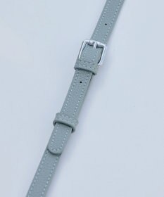 Tiaclasse 【安田美沙子さん着用・ポーチ・ショルダー紐付き】フラワーカットフェイクレザーバッグ