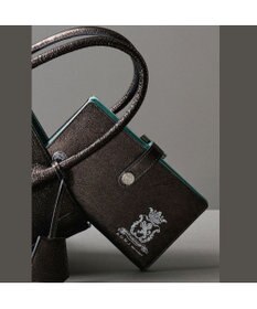 A.D.M.J. 【牛革】メタリックレザー/ガマグチ付ロングウォレット