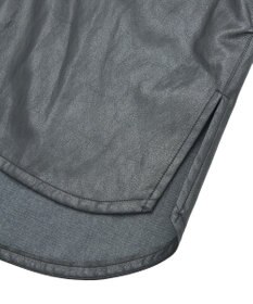 YECCA VECCA レザーライクシャツジャケット