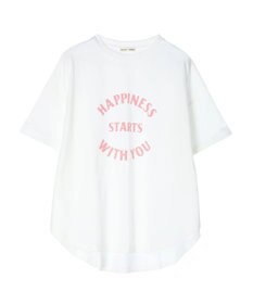CRAFT STANDARD BOUTIQUE シルケット天竺　ロゴＰＴ裾ラウンドチュニックＳ／Ｓ