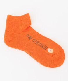PW CIRCULUS 【WOMEN】【土踏まずをサポート】ロゴ ショートソックス