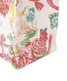 Maison de FLEUR フラワーガーデン柄ゴブランスクエアトートバッグ