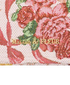 Maison de FLEUR フラワーガーデン柄ゴブランスクエアトートバッグ