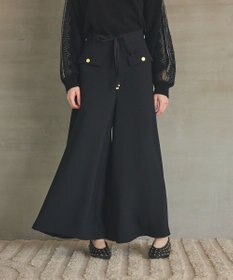 GRACE CONTINENTAL ワイドフレアパンツ