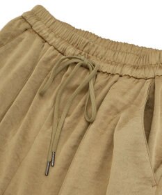 YECCA VECCA ビンテージサテンイージーワイドパンツ