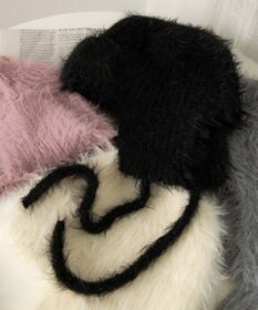 WEGO シャギーイヤーフラップニットキャップ