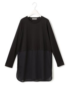 ICB L 【洗える】シアージャージーコンビ カットソー