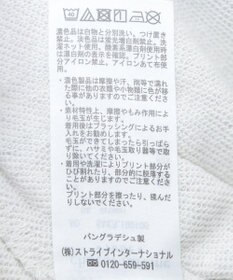 Green Parks 裏毛エンブレムパーカーチュニック