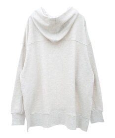 Green Parks 裏毛エンブレムパーカーチュニック