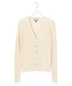 J.PRESS YORK STREET 【WOMEN】シアワイド リブカーディガン